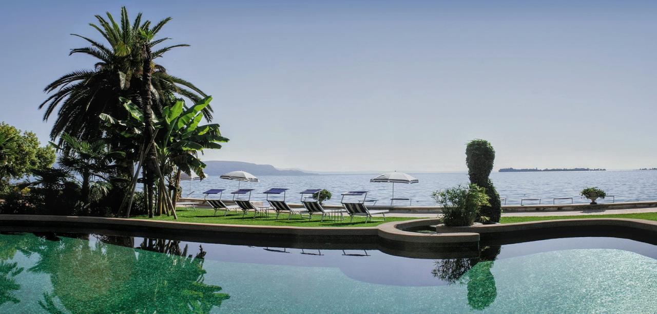 Hotel Monte Baldo E Villa Acquarone Gardone Riviera Exterior photo